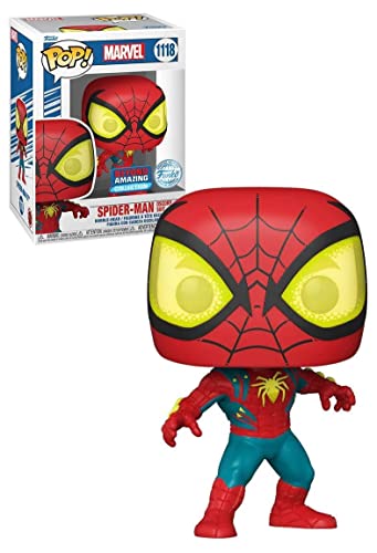 POP Funko Marvel: Beyond Amazing - Spider-Man Oscorp Suit (Special Edition) #1118 Bobble-Head Vinyl Figure von POP