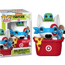 POP Funko Target Exclusive Teenage Mutant Ninja Turtles #242 Bullseye in Ninja Mask with Leo, with Acrylic Case von POP