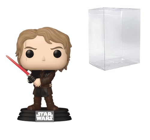 POP! Star Wars: Ahsoka - Anakin Skywalker mit rotem Lichtschwert #751 Exclusive Bundled with Compatible Box Protector Case von POP