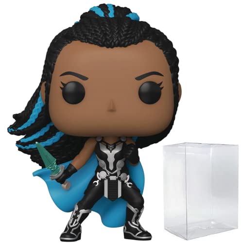 POP Thor: Love and Thunder – Valkyrie Funko Pop! Vinyl-Figur (gebündelt mit kompatibler Pop-Box-Schutzhülle), mehrfarbig, 9,5 cm von POP