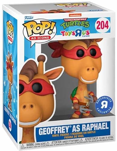 Pop Ad Icons Teenage Mutant Ninja Turtles 9,5 cm Actionfigur Exclusive - Geoffrey As Raphael #204 von POP