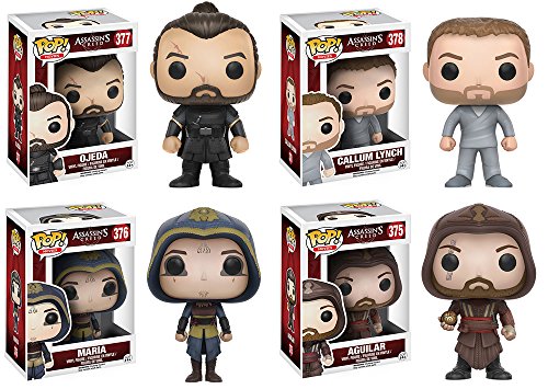 Pop! Movies: Assassin's Creed Aguilar, Callum, Maria, Ojeda Vinyl Figure! Set of 4 von POP