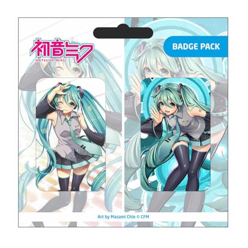 POPBuddies Hatsune Miku (Art by Masami Chie) Badge Pack von POPBuddies