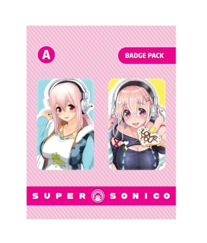 Super Sonico Ansteck-Buttons Doppelpack Set A von POPBuddies