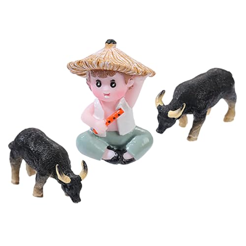 POPETPOP 1 Satz Mikrolandschaftswaldornamente Tierfiguren Kleines Tier Kleine Tiere Miniaturfiguren Tiere Spielzeugtiere Kleine Nutztiere -nutztiere Mini-nutztiere Harz von POPETPOP