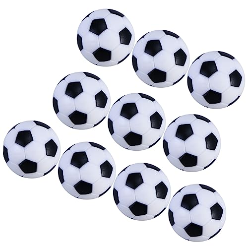 POPETPOP Stabiler Kunststoff-fußball 10er-Pack Für Tischfußballspiel Mini-tischfußball 32 Mm Durchmesser Spielzeug Für Jungen Und Mädchen von POPETPOP