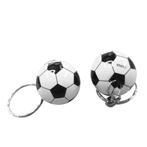 POPETPOP 12 Stück Mini Fußball Schlüsselanhänger Für Sportliebhaber Ideal Partytaschen Anhänger Oder Zur Bestandenen Führerscheinprüfung Perfekt Für Auto Und Hausschlüssel von POPETPOP