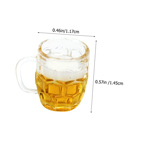 POPETPOP 12 Stück Teiliges Mini Bierkrug Modell Realistische Puppenhaus Deko Resin Miniatur Bierbecher Langlebig und Detailreich als Foto Requisite für DIY Bastelprojekte POPETPOP 12 Stück Teiliges Mini Bierkrug Modell Realistische Puppenhaus Deko Resin Miniatur Bierbecher Langlebig und Detailreich als Foto Requisite für DIY Bastelprojekte von POPETPOP