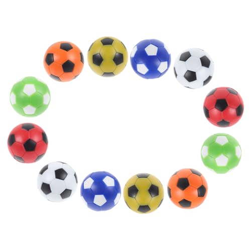 POPETPOP 12 Stück Mini-fußballbälle für Jungen und Mädchen Ersatz für Tischfußball HIPS-Material Einfach Zu Verwenden von POPETPOP