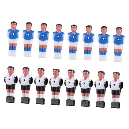 POPETPOP 16pcs Harz Fußball Spieler Foosball Jungs Für Ersatz Robust Tragen-beständig Spieler von POPETPOP