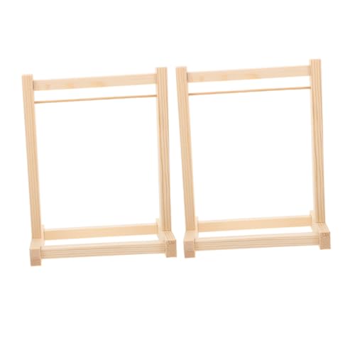 POPETPOP 2 Stück Miniatur Holz Kleiderständer für Puppenhaus Stabiler Garderobenständer Platzsparend Vielseitig Einsetzbar für Verschiedene Puppenkleider Robustes Material für Puppenmöbel POPETPOP 2 Stück Miniatur Holz Kleiderständer für Puppenhaus Stabiler Garderobenständer Platzsparend Vielseitig Einsetzbar für Verschiedene Puppenkleider Robustes Material für Puppenmöbel von POPETPOP