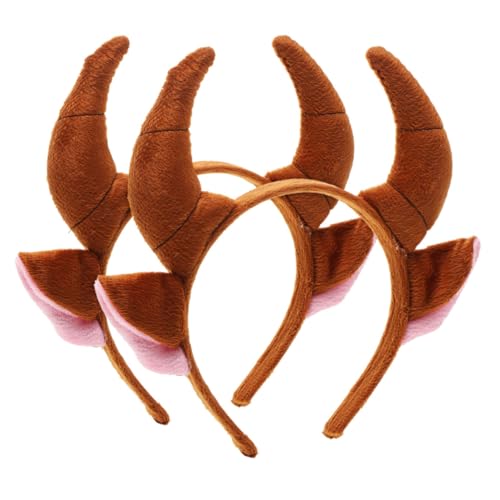 POPETPOP 2 Stück Stirnband mit Großen Stierhörnern Teiliges Robust Modisch für Halloween Kostüm Cosplay Party Tierkopf Haarreifen Geeignet für Erwachsene und Schulaufführungen POPETPOP 2 Stück Stirnband mit Großen Stierhörnern Teiliges Robust Modisch für Halloween Kostüm Cosplay Party Tierkopf Haarreifen Geeignet für Erwachsene und Schulaufführungen von POPETPOP