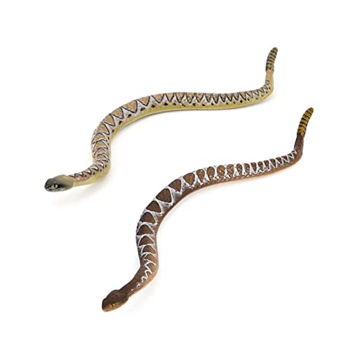 POPETPOP 2 Stück Teiliges PVC Schlangenfiguren Realistische Klapperschlangen Simulation Lernspielzeug Garten Dekoration Halloween Streich Requisiten POPETPOP 2 Stück Teiliges PVC Schlangenfiguren Realistische Klapperschlangen Simulation Lernspielzeug Garten Dekoration Halloween Streich Requisiten von POPETPOP