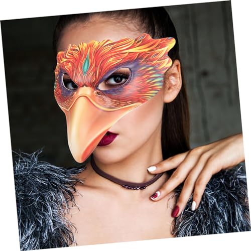 POPETPOP 2 Stück Teiliges Tier Masken aus PU und EVA Kreative Vogel Maskerade Halbmasken für Halloween und Karneval Bequeme Cosplay Accessoires für Partys Fasching und Kostümfeste POPETPOP 2 Stück Teiliges Tier Masken aus PU und EVA Kreative Vogel Maskerade Halbmasken für Halloween und Karneval Bequeme Cosplay Accessoires für Partys Fasching und Kostümfeste von POPETPOP
