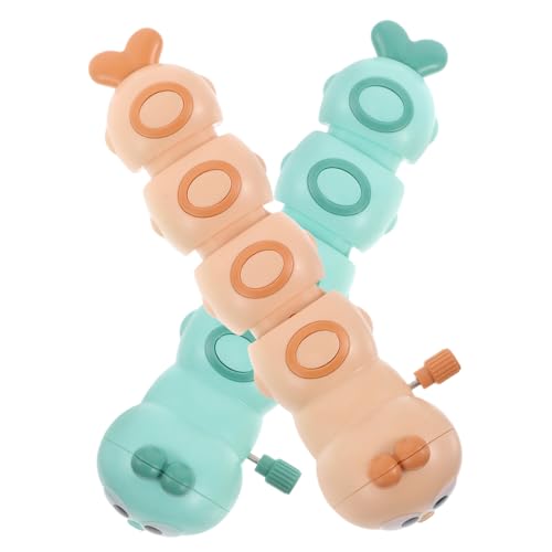 POPETPOP 2 Stück Wind Up Krabbelspielzeug Motorik Lernspielzeug für Kleinkinder mit Beweglichen Bunten Raupen Fördert Hand Auge Koordination Geeignet Mitgebsel POPETPOP 2 Stück Wind Up Krabbelspielzeug Motorik Lernspielzeug für Kleinkinder mit Beweglichen Bunten Raupen Fördert Hand Auge Koordination Geeignet Mitgebsel von POPETPOP
