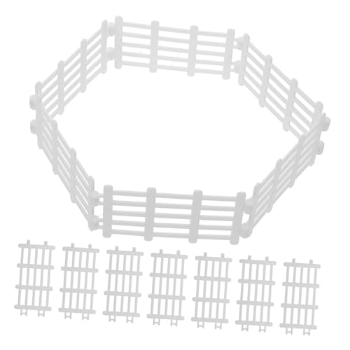 POPETPOP 20 Stück Teiliges Miniatur farmzaun Stabilem Kunststoff Fein Verarbeitet und Glatt Dekoration für Sandtische Puppenhäuser Mini gärten und Spielbauernhöfe Kindersicher und POPETPOP 20 Stück Teiliges Miniatur farmzaun Stabilem Kunststoff Fein Verarbeitet und Glatt Dekoration für Sandtische Puppenhäuser Mini gärten und Spielbauernhöfe Kindersicher und von POPETPOP