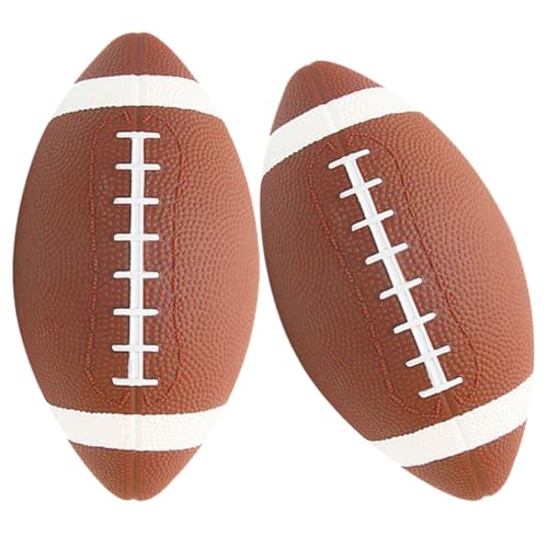 POPETPOP 2Pcs In Die Luft Von Fußball 6. 7 Zoll Aufblasbares Fußball Aufblasbares Rugby Für Partydekorationen von POPETPOP