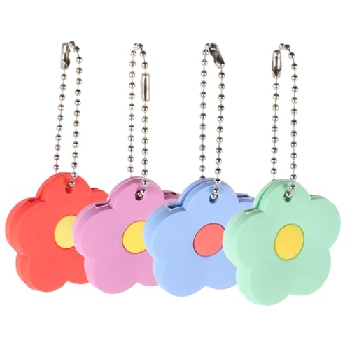 POPETPOP 4 Stück Bunte Schlüsselkappen aus Flexiblem PVC Weiche Schlüsselhüllen mit Blumenmuster Schutz und Schlüsselidentifikation für Haustür und Hausschlüssel Farblich Sortiert POPETPOP 4 Stück Bunte Schlüsselkappen aus Flexiblem PVC Weiche Schlüsselhüllen mit Blumenmuster Schutz und Schlüsselidentifikation für Haustür und Hausschlüssel Farblich Sortiert von POPETPOP