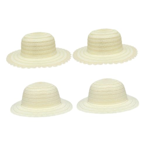 POPETPOP 4 Stück DIY Strohhüte Weiß Blanko Kappen mit Spitze Kreative Malhüte für Jungen Mädchen Handgemacht Bastelhut für Sommer Strand Fördert Motorik und Künstlerische Entwicklung POPETPOP 4 Stück DIY Strohhüte Weiß Blanko Kappen mit Spitze Kreative Malhüte für Jungen Mädchen Handgemacht Bastelhut für Sommer Strand Fördert Motorik und Künstlerische Entwicklung von POPETPOP