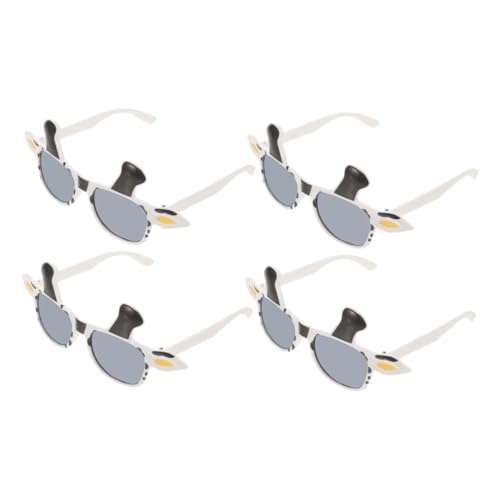 POPETPOP 4 Stück Karnevalsbrillen Lustige Tierbrille als Foto Requisite für Geburtstagsfeiern Halloween Partyspaß POPETPOP 4 Stück Karnevalsbrillen Lustige Tierbrille als Foto Requisite für Geburtstagsfeiern Halloween Partyspaß von POPETPOP