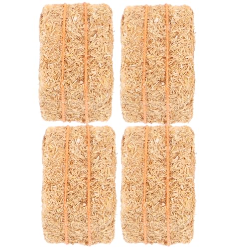 POPETPOP 4 Stück Miniatur Heuballen Teilig aus Natürlichem Stroh Realistische Puppenhaus Dekoration Herbstliche Gartendeko Detailgetreue Ernteszene für Modellbau und POPETPOP 4 Stück Miniatur Heuballen Teilig aus Natürlichem Stroh Realistische Puppenhaus Dekoration Herbstliche Gartendeko Detailgetreue Ernteszene für Modellbau und von POPETPOP