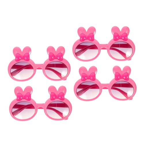 POPETPOP 4 Stück Sonnenbrillen mit Süßem Cartoon Hasenmotiv UV Schutz Bruchsicher Leicht für Strandpartys und Fotoshootings Lustige Kinderbrillen für Mädchen und Jungen POPETPOP 4 Stück Sonnenbrillen mit Süßem Cartoon Hasenmotiv UV Schutz Bruchsicher Leicht für Strandpartys und Fotoshootings Lustige Kinderbrillen für Mädchen und Jungen von POPETPOP