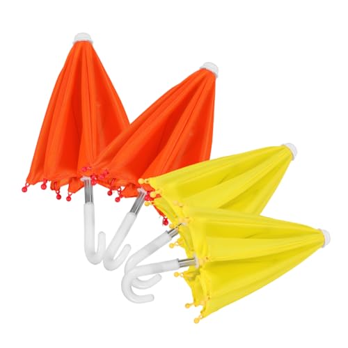 POPETPOP 4 Stück Teiliges Mini Puppen Regenschirm Aufklappbar Dekorativ für Puppen Farbige Sonnenschirme Detailreiche Miniatur Dekoration für Puppenhaus und Fotoszenen POPETPOP 4 Stück Teiliges Mini Puppen Regenschirm Aufklappbar Dekorativ für Puppen Farbige Sonnenschirme Detailreiche Miniatur Dekoration für Puppenhaus und Fotoszenen von POPETPOP