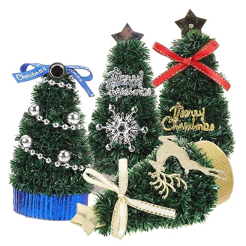 POPETPOP 4 Stück Teiliges Mini Weihnachtsbaum mit Stabiler Basis Leichte Miniatur Tischdeko für Puppenhaus Detailreiche Künstliche Christbaum Modelle in Rot Blau Silber Gold für Festliche POPETPOP 4 Stück Teiliges Mini Weihnachtsbaum mit Stabiler Basis Leichte Miniatur Tischdeko für Puppenhaus Detailreiche Künstliche Christbaum Modelle in Rot Blau Silber Gold für Festliche von POPETPOP