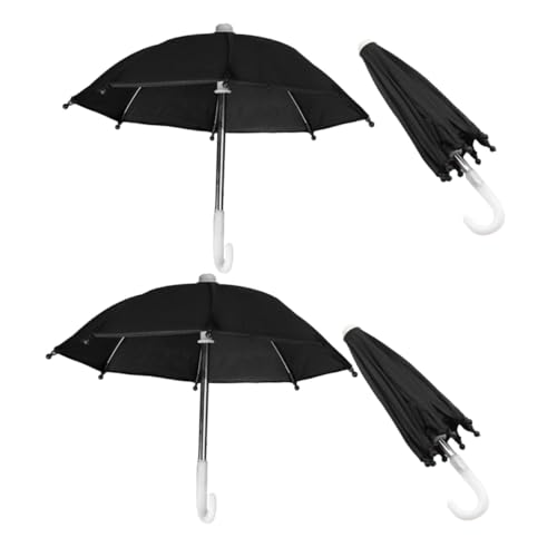 POPETPOP 4 Stück Teiliges Miniatur Puppenhaus Regenschirm Schwarze Miniatur Sonnenschirme Realistische Mini Regenschirm Modelle für Puppendekoration und DIY Hausgestaltung Leicht und POPETPOP 4 Stück Teiliges Miniatur Puppenhaus Regenschirm Schwarze Miniatur Sonnenschirme Realistische Mini Regenschirm Modelle für Puppendekoration und DIY Hausgestaltung Leicht und von POPETPOP