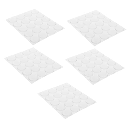 POPETPOP 5 Blatt Runde Transparente Resin Cabochon Aufkleber Selbstklebend Schmuck Bastelpatches für DIY Edelstein Dekoration POPETPOP 5 Blatt Runde Transparente Resin Cabochon Aufkleber Selbstklebend Schmuck Bastelpatches für DIY Edelstein Dekoration von POPETPOP