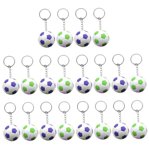 POPETPOP 5 Sätze Fußball Schlüsselanhänger Fußball Football Schlüsselanhänger Mit Fußball-anhänger Schlüsselhalter Für Fußball Schlüsselketten Pp 4 Stücke * 5 von POPETPOP