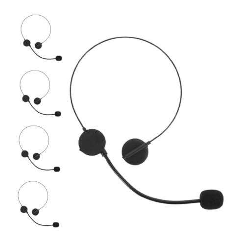 POPETPOP 5 Stück Teiliges Fake Mikrofon Headset Leichtes Cosplay Zubehör mit Realistischem Design Komfortabel Tragbar für Kostüme Maskerade und Bühnenauftritte POPETPOP 5 Stück Teiliges Fake Mikrofon Headset Leichtes Cosplay Zubehör mit Realistischem Design Komfortabel Tragbar für Kostüme Maskerade und Bühnenauftritte von POPETPOP