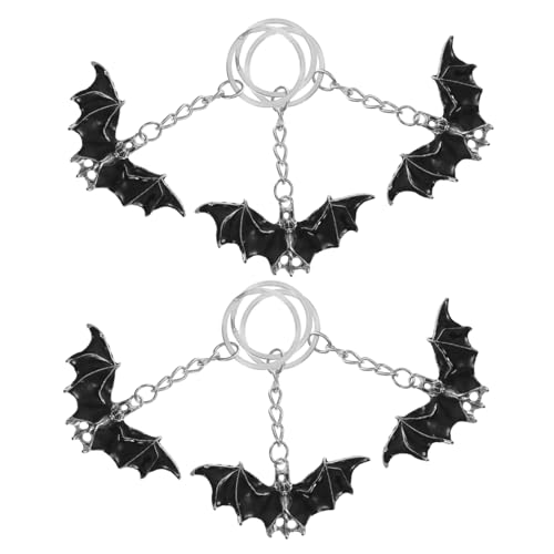 POPETPOP 6 Stück Fledermaus Schlüsselanhänger Dekorativer Taschenanhänger Robuster Schlüsselring Halloween Party Accessoire Stilvoller Rucksack und Geldbörsenanhänger Langlebig und Leicht POPETPOP 6 Stück Fledermaus Schlüsselanhänger Dekorativer Taschenanhänger Robuster Schlüsselring Halloween Party Accessoire Stilvoller Rucksack und Geldbörsenanhänger Langlebig und Leicht von POPETPOP