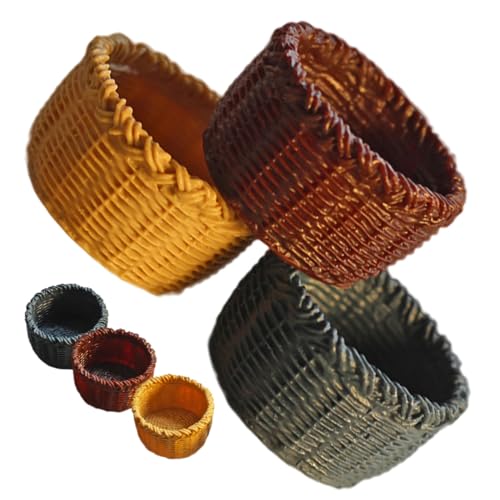 POPETPOP 6 Stück Teiliges Miniaturkorb Hochwertigem Resin Realistische Miniaturkörbe für Puppenhaus deko Robust Farbbeständig Dekoration für Schreibtisch und Mini landschaften POPETPOP 6 Stück Teiliges Miniaturkorb Hochwertigem Resin Realistische Miniaturkörbe für Puppenhaus deko Robust Farbbeständig Dekoration für Schreibtisch und Mini landschaften von POPETPOP