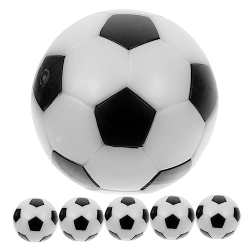 POPETPOP 6 Stück Tischfußballbälle 32mm Schwarz/Hochwertige Kickerbälle Für Tischfußball Ideal Für Und Erwachsene Perfekter Ersatz Für Ihr Tischfußballspiel von POPETPOP