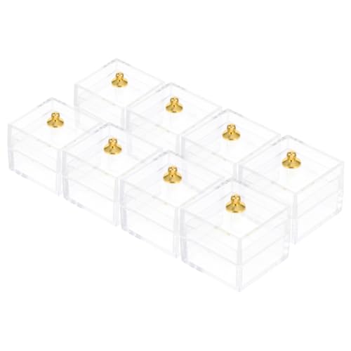 POPETPOP 8 Stück Teiliges Mini Candy Box Transparent Kunststoff Puppenhaus Dekoration Miniatur Süßigkeiten Display Box Zubehör für Puppenhaus Möbel POPETPOP 8 Stück Teiliges Mini Candy Box Transparent Kunststoff Puppenhaus Dekoration Miniatur Süßigkeiten Display Box Zubehör für Puppenhaus Möbel von POPETPOP