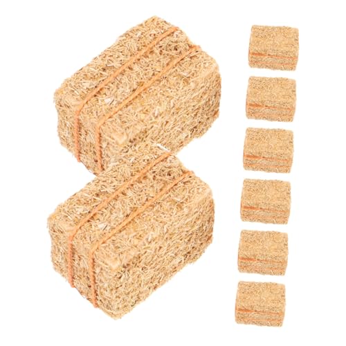 POPETPOP 8 Stück Teiliges Mini Heuballen Miniatur Strohballen Puppenhaus Zubehör Herbst Dekoration für DIY Mikro Landschaft Bauernhof Szene POPETPOP 8 Stück Teiliges Mini Heuballen Miniatur Strohballen Puppenhaus Zubehör Herbst Dekoration für DIY Mikro Landschaft Bauernhof Szene von POPETPOP