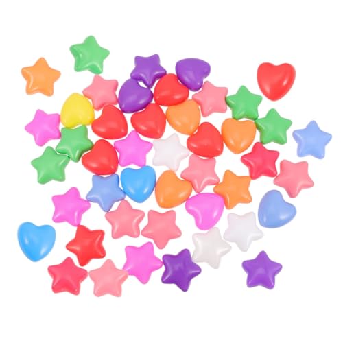 POPETPOP Bunte Stern und Herzspielbälle für Kinder 80 Stück Kreatives Poolspielzeug für Spielgruben und Poolpartys Ozeanbälle aus Leichtem PE Material POPETPOP Bunte Stern und Herzspielbälle für Kinder 80 Stück Kreatives Poolspielzeug für Spielgruben und Poolpartys Ozeanbälle aus Leichtem PE Material von POPETPOP