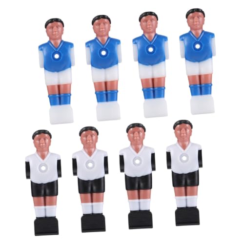 POPETPOP 8St Tischfußballpuppe Fußball Tischfußball Spielkonsole Fußball Tischfußball Figuren Tischfußball Spieler Austausch von Tischfußballteilen Zubehör für Tischfußballspieler Harz von POPETPOP