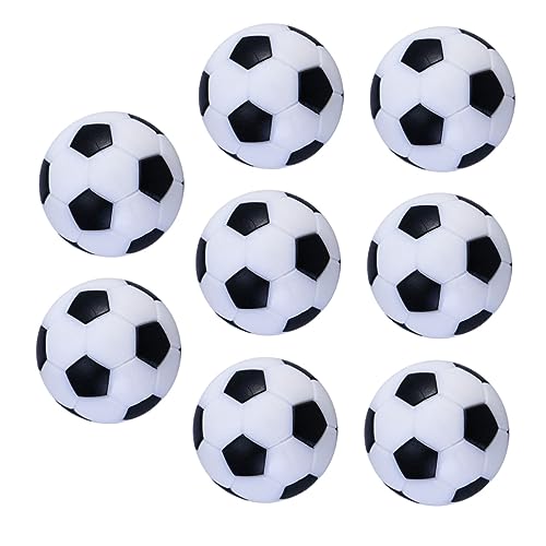 POPETPOP 8st Mini-ersatzfußbälle Tischfußballball Kleiner Fußball Fußballspielzeug Mini-fußball Tischfußball Fußballersatz Schaumstoff-fußball Spielzeugball Tischkicker Fußball Ball Black von POPETPOP