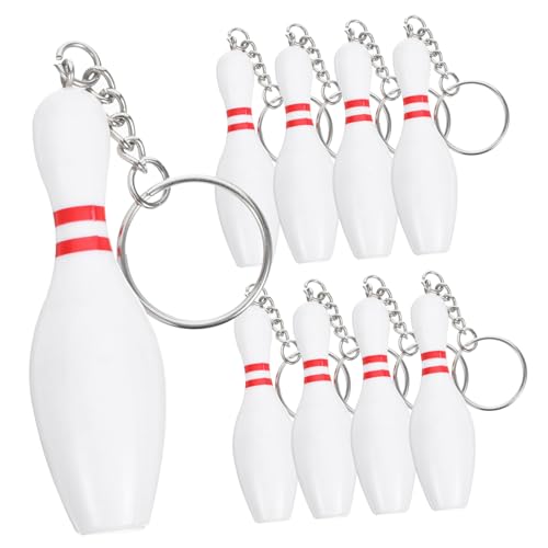 POPETPOP 9 Stück Teiliges Bowling Schlüsselanhänger Plastische Dekorative Schlüsselringe mit Vielseitig als Taschen und Schlüsselanhänger für Schule Party Mitgebsel und Geschenkideen POPETPOP 9 Stück Teiliges Bowling Schlüsselanhänger Plastische Dekorative Schlüsselringe mit Vielseitig als Taschen und Schlüsselanhänger für Schule Party Mitgebsel und Geschenkideen von POPETPOP