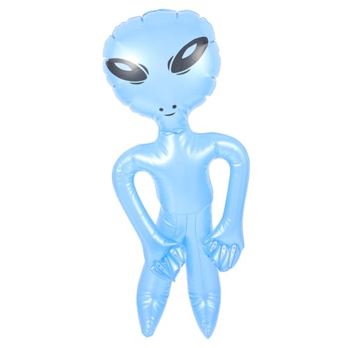 POPETPOP Alien Ballon Aufblasbare Party Ballons Seifenblasenröhre Überraschungstier Alien Bühnenluftventilator Lichtschwert Teen Peeper Gefälschtes Pool Alien Streich von POPETPOP