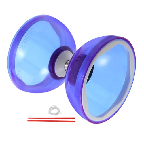 POPETPOP Chinesisches Yo-Yo 5 Zoll Diabolo Yoyo Dreifach Gelagertes Diabolo Für Fitness Und Tricks (Violett) von POPETPOP