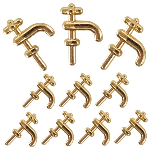 POPETPOP DIY Puppenhaus Zubehör Realistische Miniatur Waschbecken Armatur Fein Verarbeitet Langlebig für Puppenhaus Dekoration und Kreative Bastelprojekte POPETPOP DIY Puppenhaus Zubehör Realistische Miniatur Waschbecken Armatur Fein Verarbeitet Langlebig für Puppenhaus Dekoration und Kreative Bastelprojekte von POPETPOP