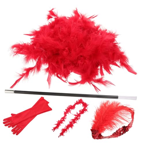 POPETPOP Halloween Kostüm Flapper Girl mit Langen Handschuhen Perlenkette und Stirnband Einzigartiges Cosplay Zubehör für Damen für Halloween Themenpartys und Tanzveranstaltungen POPETPOP Halloween Kostüm Flapper Girl mit Langen Handschuhen Perlenkette und Stirnband Einzigartiges Cosplay Zubehör für Damen für Halloween Themenpartys und Tanzveranstaltungen von POPETPOP