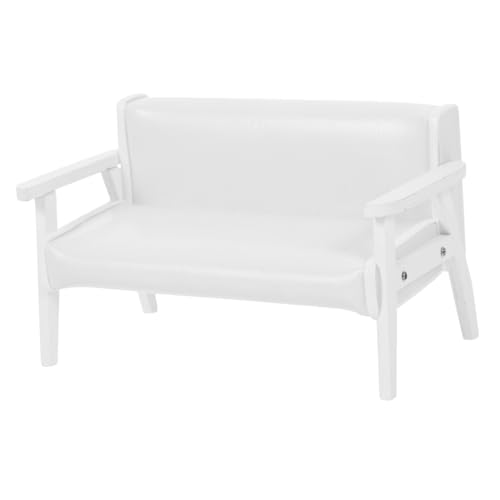 POPETPOP Maßstab Miniaturmöbel Weißes Ledersofa für Puppenhaus Dekoration und Fotorequisite Glatte Oberfläche Langlebig Geeignet für Puppenhaus Zubehör und Miniaturlandschaft POPETPOP Maßstab Miniaturmöbel Weißes Ledersofa für Puppenhaus Dekoration und Fotorequisite Glatte Oberfläche Langlebig Geeignet für Puppenhaus Zubehör und Miniaturlandschaft von POPETPOP