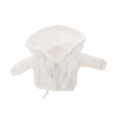 POPETPOP Mini Hoodie für Puppen Weiß Kleine Puppenbekleidung Hoodie Niedliche Mini Doll Outerwear Zubehör zum Anziehen für Puppenhaus Kreatives DIY Puppenkleidungsspielzeug POPETPOP Mini Hoodie für Puppen Weiß Kleine Puppenbekleidung Hoodie Niedliche Mini Doll Outerwear Zubehör zum Anziehen für Puppenhaus Kreatives DIY Puppenkleidungsspielzeug von POPETPOP