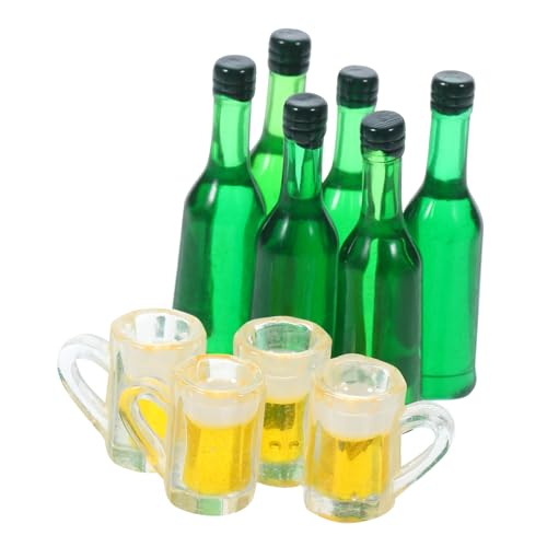 POPETPOP Miniatur Bierkrüge und Flaschen aus Resin Realistische Miniatur Puppenhaus Dekoration Fotorequisiten für DIY Winzige Bierbecher für Puppenhäuser POPETPOP Miniatur Bierkrüge und Flaschen aus Resin Realistische Miniatur Puppenhaus Dekoration Fotorequisiten für DIY Winzige Bierbecher für Puppenhäuser von POPETPOP