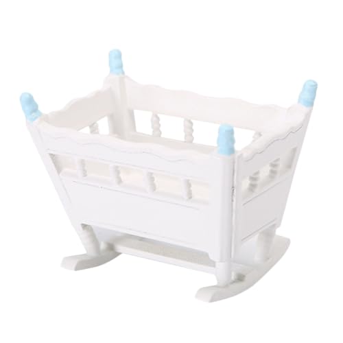 POPETPOP Miniatur Puppenhaus Schaukel aus Holz Realistische Mini Babywiege Stabiles Puppenmöbel Leichtes Kompaktes Design Geeignet für Puppenhaus Dekoration und Kinderzimmer POPETPOP Miniatur Puppenhaus Schaukel aus Holz Realistische Mini Babywiege Stabiles Puppenmöbel Leichtes Kompaktes Design Geeignet für Puppenhaus Dekoration und Kinderzimmer von POPETPOP