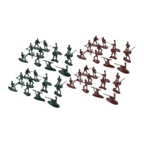 POPETPOP Miniatur Soldaten Figuren Detaillierte Kunststoff Actionfiguren in Grün und Rot Armee Modellspielzeug für Jungen für Sandtisch Kreative Szenen und Geburtstagsdeko POPETPOP Miniatur Soldaten Figuren Detaillierte Kunststoff Actionfiguren in Grün und Rot Armee Modellspielzeug für Jungen für Sandtisch Kreative Szenen und Geburtstagsdeko von POPETPOP